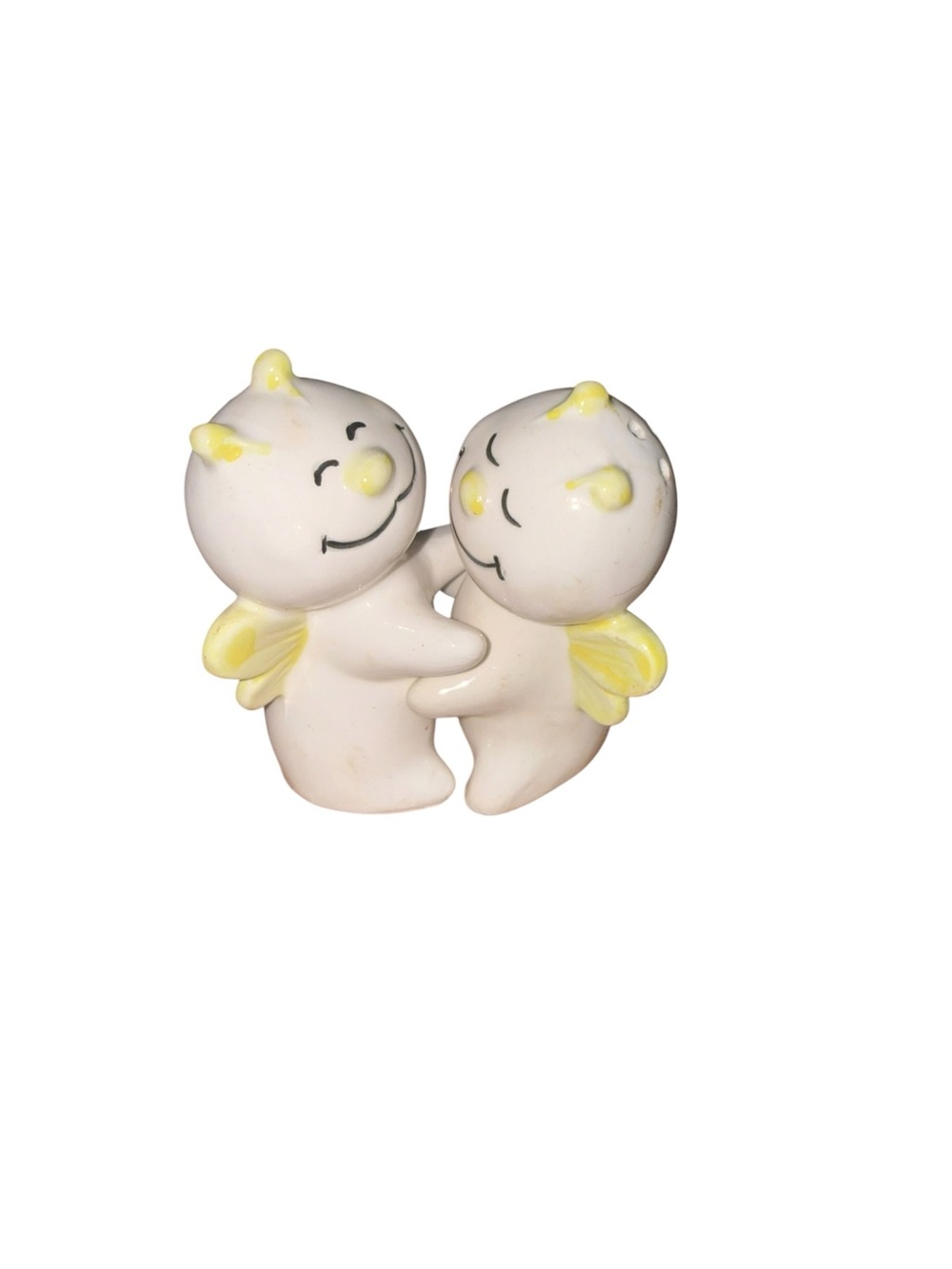 Vintage hugging bug salt and pepper shakers